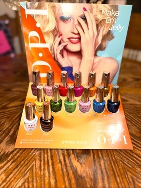 OPI Infinite Shine Nail Polish Set - Pink, Red, Green, Blue, Purple, Gold, Black